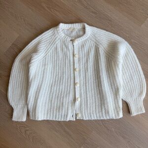 Sezane Emile Cardigan - Ecru - Large